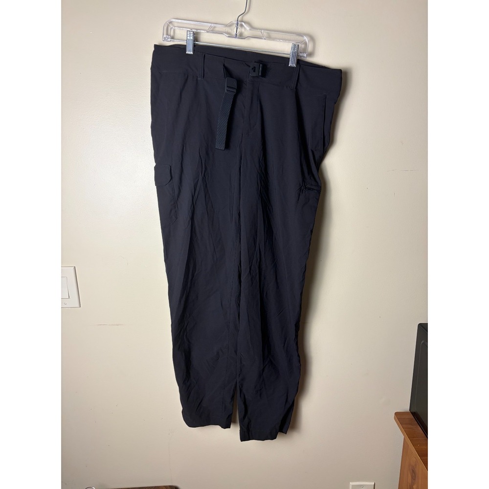 The North Face Paramount Pants Womens 16W Black Logo Windbreaker Breathable